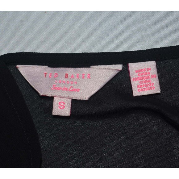 Ted Baker Black Sheer Swim Coverup - Picture 2 of 5